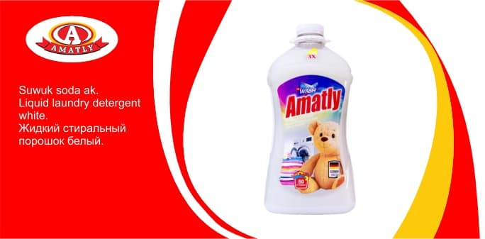 Liquid laundry detergent white 4kg