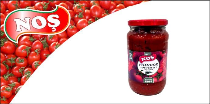 High quality tomato paste tin 'Nosh bolsin' 800 gr TDS 963-2017