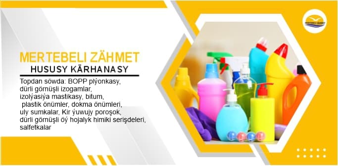 Household chemicals of various types
