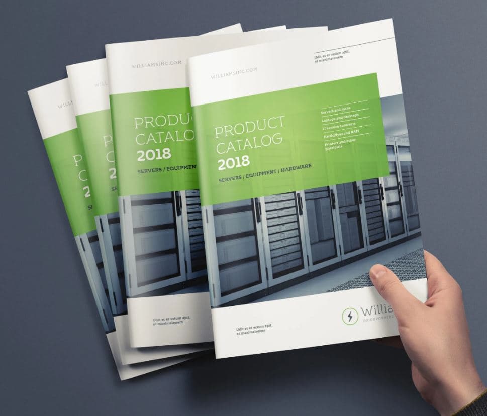 brochures, catalogs