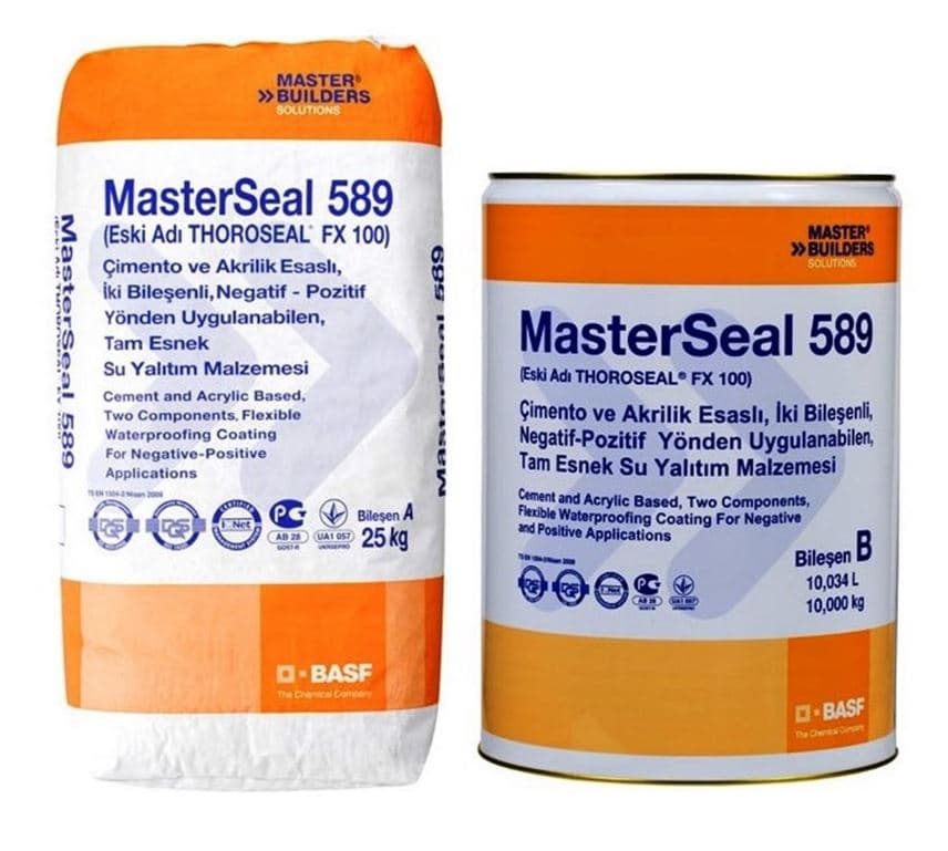 MasterSeal 589 (положительно-отрицательная гидроизоляция для бассейнов и любых внутренних помещений)