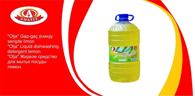 "Olja" liquid dishwashing detergent limon 3kg