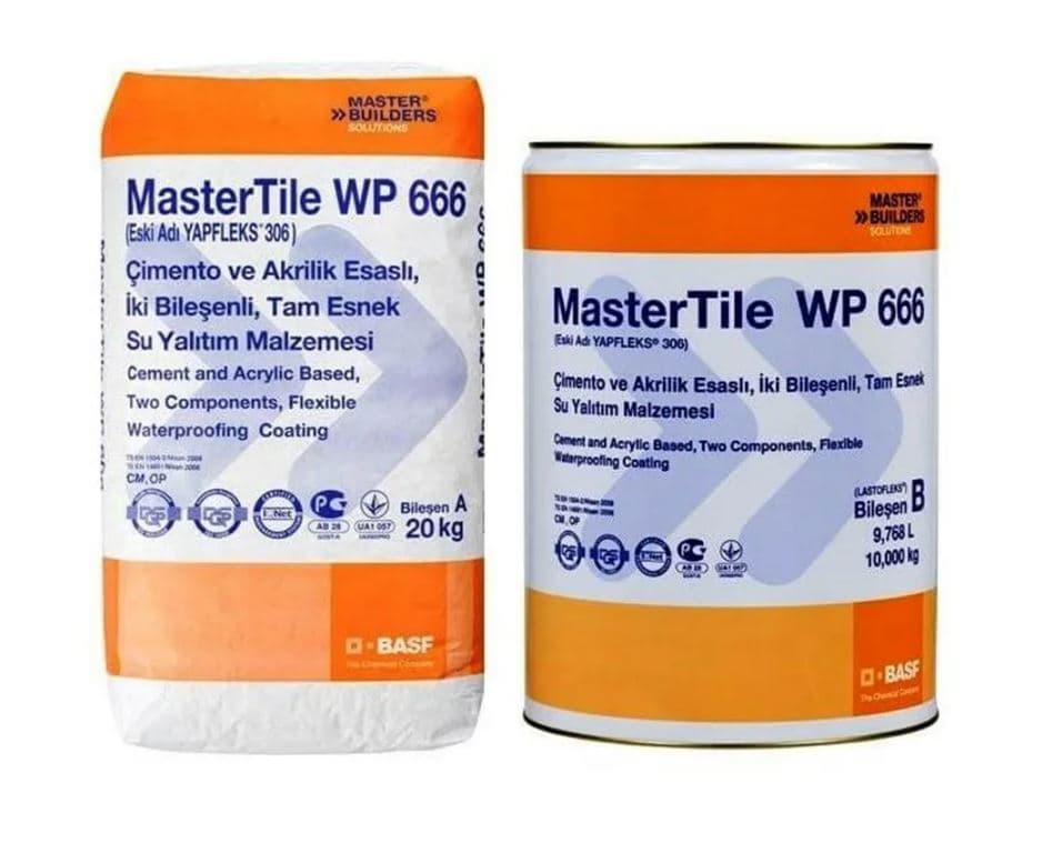 MasterTile WP666 (гидроизоляция для бассейнов и любых внутренних помещений, также канализаций и химических вод)