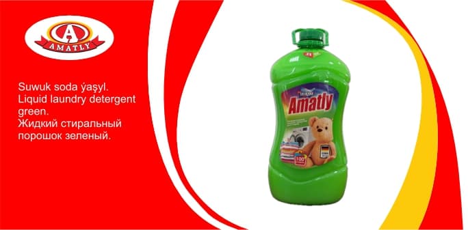 Liquid laundry detergent green 5kg