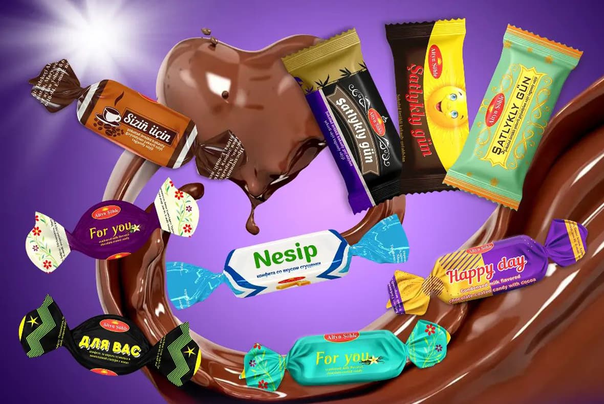 Production of confectionery products (candy)