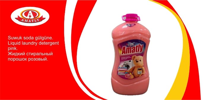 Liquid lavundry detergent pink 5kg