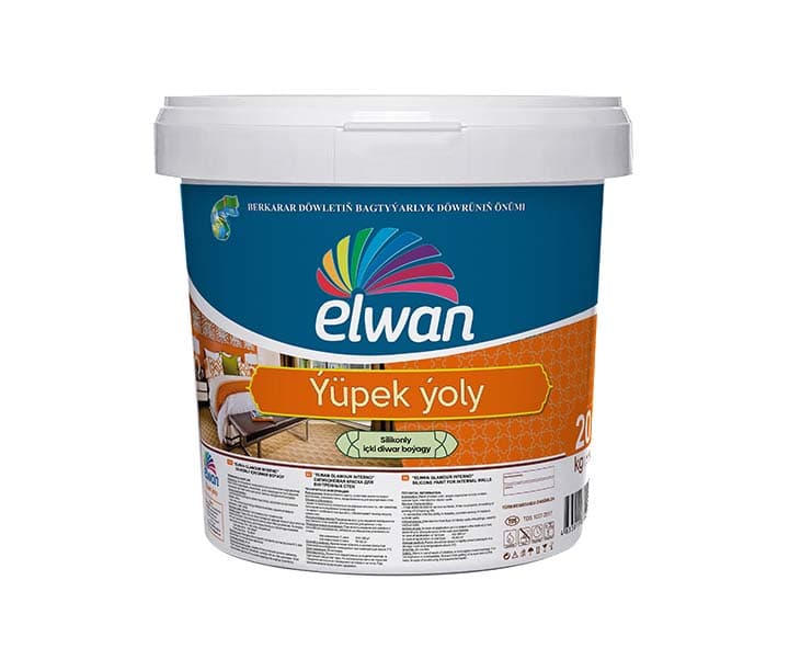 silicone interior wall paint "ýüpek ýoly"
