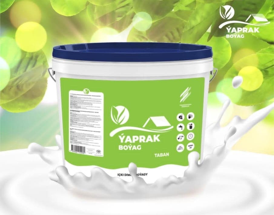 Water-dispersion homopolymer acrylic paint-taban for interior walls "Yaprak"
