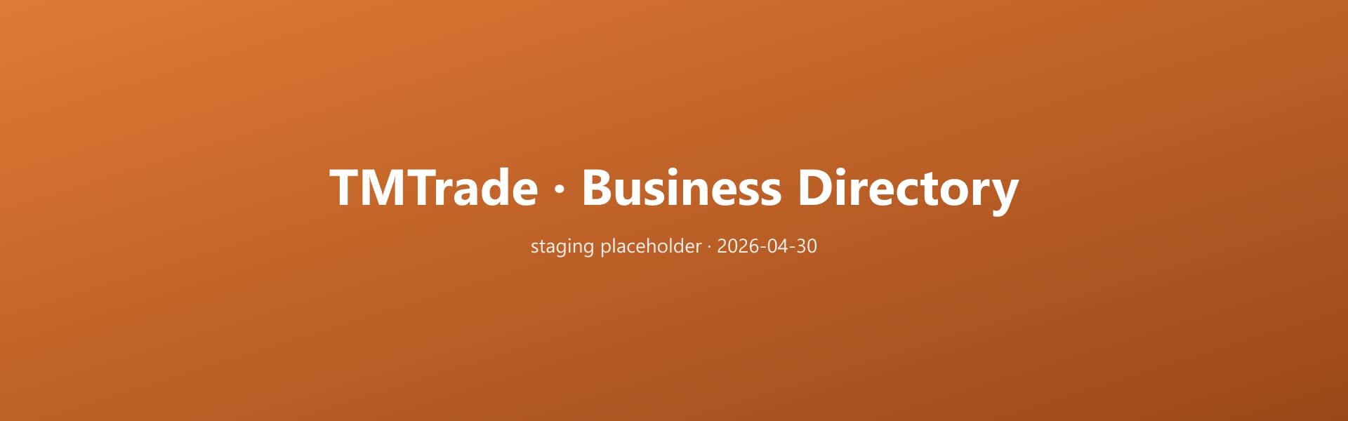 Business Directory of Turkmenistan